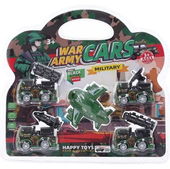 kreativní sada Wiky Vehicles Vojenský technika 5 ks 5,5 cm