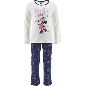 Dívčí pyžamo Dívčí pyžamo DISNEY MINNIE COSMIC GIRL bílé Velikost: 128