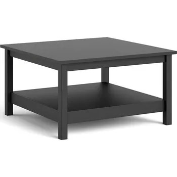 Konferenční stolek Černý konferenční stolek 81x81 cm Madrid - Tvilum ID_1502180