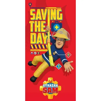 Ručník Bavlněný ručník Požárník Sam 009 - 70x140 cm