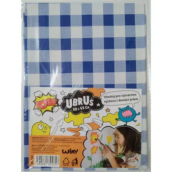 ubrus Wiky Ubrus na lavici 50x65cm kostkovaný Barva: Modrá