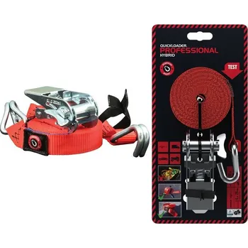 Upínací popruh Hybrid Dvoudílný popruh s ráčnou a magnetem 900 kg 5 m x 25 mm