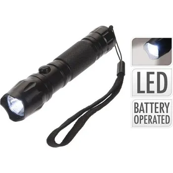 Svítilna svítilna 11cm 9LED, hliník, poutko