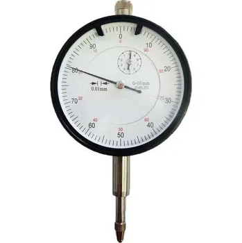 Měřicí přístroj Číselníkový úchylkoměr - indikátor 60/10 mm 0,01mm SHOCK PROOF , KMITEX KCZ-1157