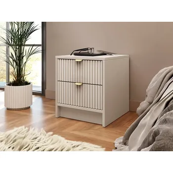 Noční stolek Noční stolek Razimo 2SZ, Barva dřeva: pískově béžová MIRJAN 5903211376689