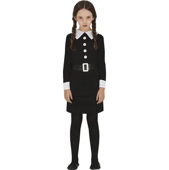 Karnevalový kostým Guirca Dívčí kostým - Wednesday Velikost - děti: S: 101-109 cm