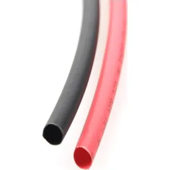 RC náhradní díl Smršťovací bužírka 4.0mm červená / černá (1+1m)