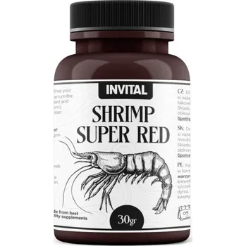 Krmivo pro rybičky INVITAL Krevetka Super Red 30g