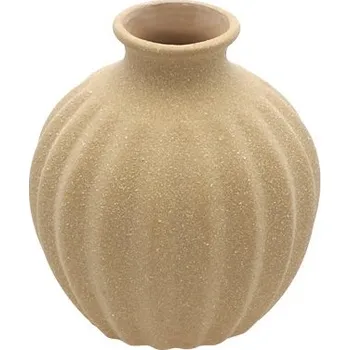 Váza Chaks Keramická váza guľa - Sand 9,5 x 10,5 cm