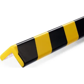 Stavební profil Ochranný profil, rohový 35 mm, samolepící, barva žluto-černá, délka 1 m, balení 5 ks