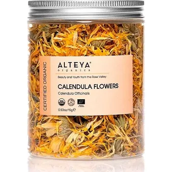 Vůně do bytu Přírodní vysušené kvítky Měsíčku Alteya Organics 15g