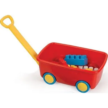 Úložný box Dolu Můj první vozík s velkými kostkami, 28ks