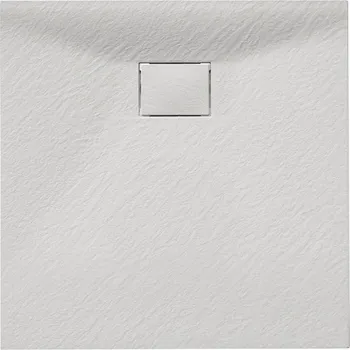 Sprchová vanička BPS-koupelny Čtvercová akrylátová sprchová vanička HYD-SSV-JUKO 90x90 bílá