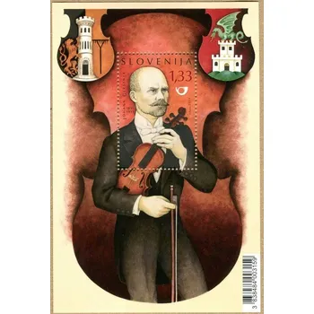 Poštovní známka (2011) MiNr. 902 **, Block 55 - Slovinsko - Johann Gerstner (1851-1932), houslista a učitel hudby