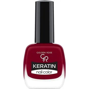 Lak na nehty Golden Rose Keratin Nail Color lak na nehty 41 Dark Red 10,5 ml