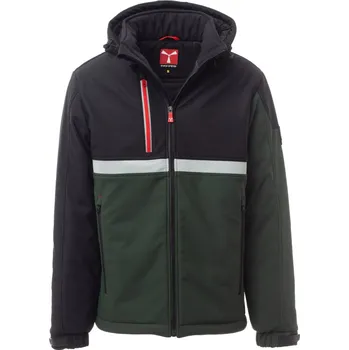 pracovní bunda Pánská bunda Payper WISE PAD Barva: Zelená Lesní/ Černá, Velikost: 5XL