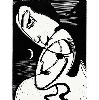 Plakát Plakát, Obraz - The Kiss, Ernst Ludwig Kirchner