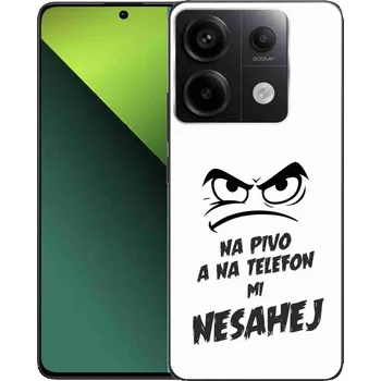 Pouzdro na mobilní telefon Gelový kryt mmCase na Xiaomi Redmi Note 13 Pro 5G/Poco X6 5G - pivní motiv 2 bílé pozadí