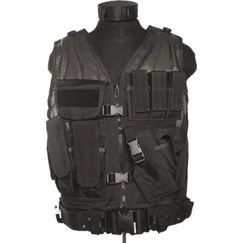 Pánská vesta Taktická vesta Mil-Tec USMC nadměrná - černá