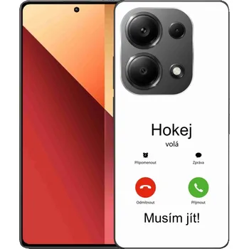Pouzdro na mobilní telefon Gelový kryt mmCase na Xiaomi Redmi Note 13 Pro 4G/Poco M6 Pro - hokej volá bílé pozadí