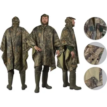 Rybářské oblečení Pláštěnka PONČO 3D-camouflage