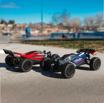 RC model auta Arrma Typhon Grom 1:18 4WD Smart RTR červená
