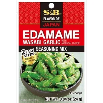 Koření Kořenící směs na fazole Edamame s příchutí wasabi a česneku 24 g - S & B