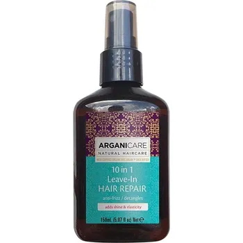 Vlasová regenerace Arganicare - 10 In 1 Leave In Hair Repair Argan Unruly Hair Laky a spreje na vlasy 150 ml unisex