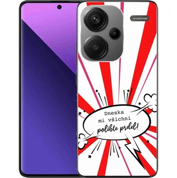 Pouzdro na mobilní telefon Gelový kryt mmCase na Xiaomi Redmi Note 13 Pro+ 5G - vtipný text 15 bílé pozadí
