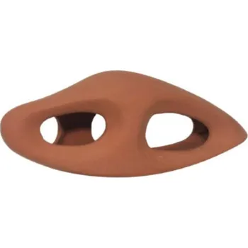 Dekorace do akvária UP Aqua keramický úkryt 16 cm oranžový