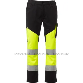 Pracovní oblečení Letní pracovní kalhoty Payper WORKING SUMMER Barva: Žlutá Fluo/ Černá, Velikost: M