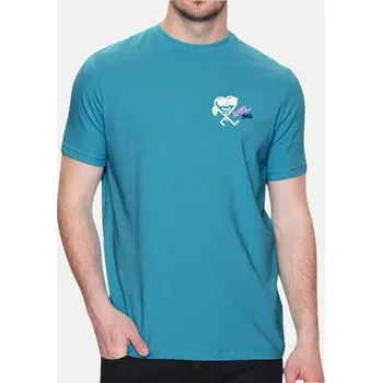 Pánské tričko Pánské zelené triko Karl Lagerfeld - Velikost M, Barva Zelená 56041 4909035