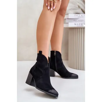 Dámská zimní obuv Boty na podpatku model 202056 Step in style 41