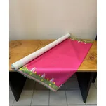 DUNI Premium 20 x 1,37m. Dekor velikonoční zajíci. Papírový rolovaný ubrus.