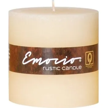 Svíčka Svíčka Rustic válec 100x100 - slonová kost