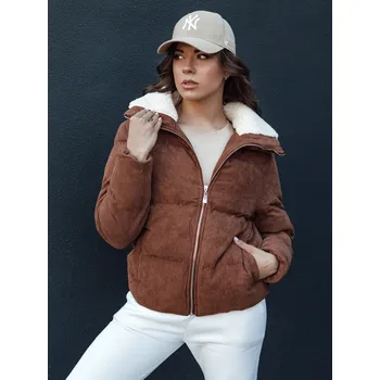 Dámská zimní bunda DSTREET TRENDYGLAM KARAMELOVÁ S