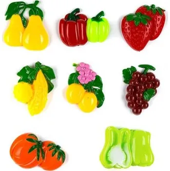 Dekorativní magnet magnety 8ks, OVOCE+ZELENINA, PRIME CHEF