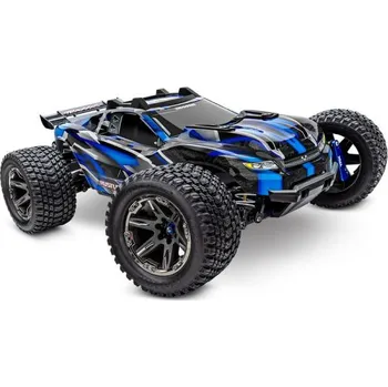 RC model auta Traxxas Rustler 4x4 Ultimate VXL RTR modrý
