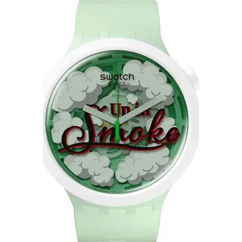 Módní doplněk Hodinky Swatch Bioceramic Up in Smoke SB03Z103