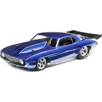RC model auta Losi 22S Dragster 1:10 1969 Camaro RTR modré