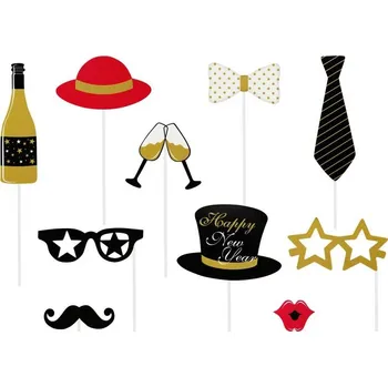 Party dekorace Rekvizity do fotokoutku Happy New Year