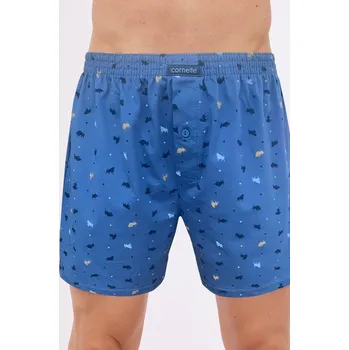 Pánské spodní prádlo Pánské boxerky COMFORT J/24 modrá S