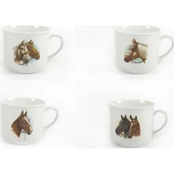 hrnek 650ml VAŘÁK-KŮŇ+HŘÍBĚ, čes.porc.