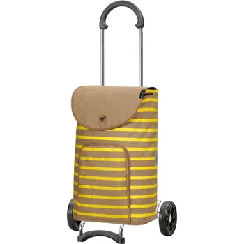 Nákupní taška Nákupní taška na kolečkách Andersen Scala Shopper Eske žlutá