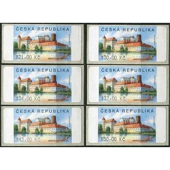 Poštovní známka Česká pošta (2008) AU3-4 ** - Jindřichův Hradec 6 ks (21-50,-Kč)