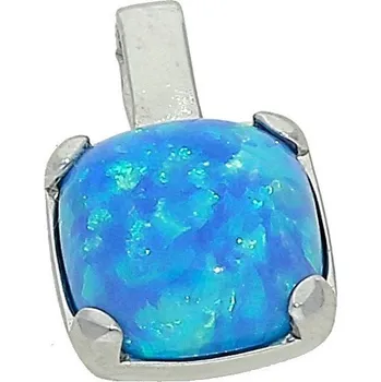 Přívěsek Goldstore Čtvercový přívěsek bílé zlato Váha: 0.95 g