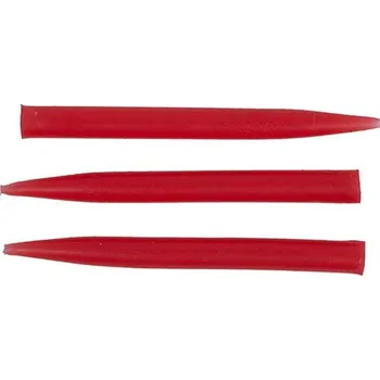 FOX RAGE - Gumový převlek Trace Crimp Covers Red 25 ks