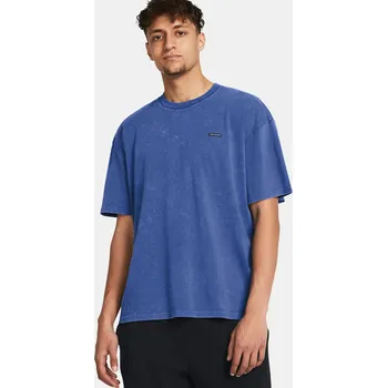 Pánské tričko Pánské tričko Under Armour UA M HW OS LOGO WASH SS-BLU - modré Velikost: M
