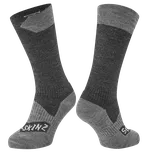 Voděodolné ponožky Sealskinz Raynham Grey Black