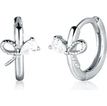 JVD Dívčí kruhové stříbrné náušnice SVLE2620X86BI00